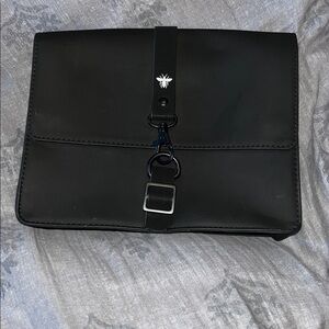 Dior Bee Cosmetic Bag - Rivets for crossbody - no straps included - Black Matte